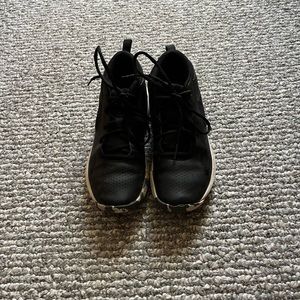 Boys under armour size 4 black high tops